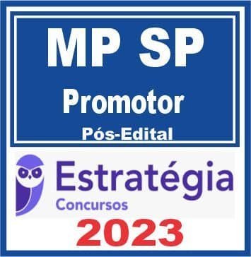 MP SP (Promotor) Pós Edital – Estratégia 2023