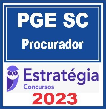 PGE SC (Procurador) Estratégia 2023